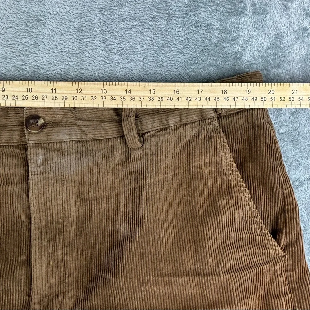 LL Bean Corduroy‎ Pants Mens 38x29 Brown Country Comfort Waist Stretch